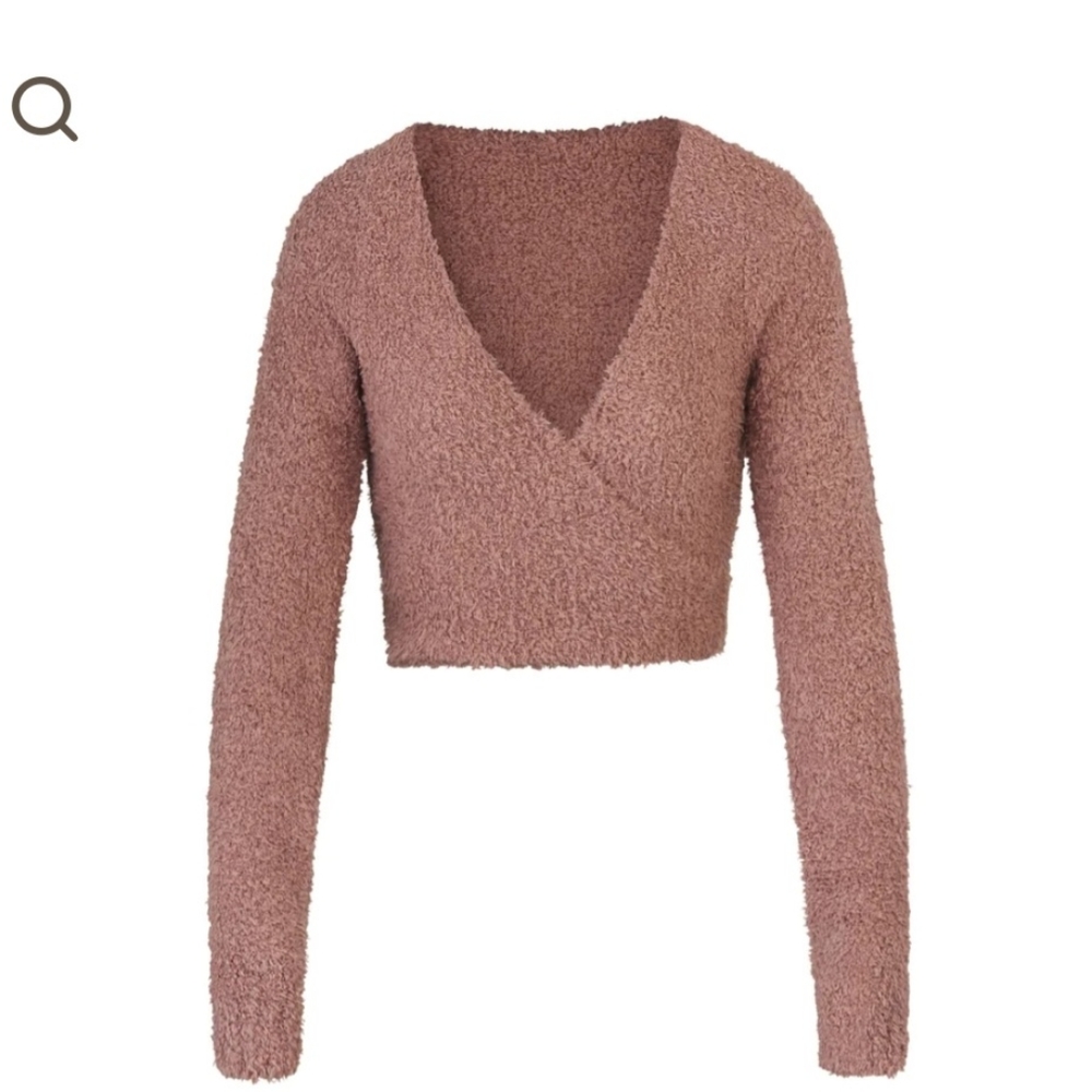 NEW SKIMS cozy wrap top
